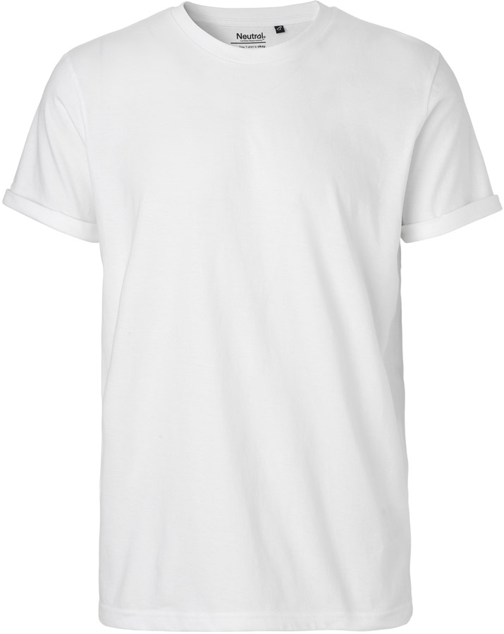 Neutral | O60012 - Herren Bio T-Shirt mit Rollärmel