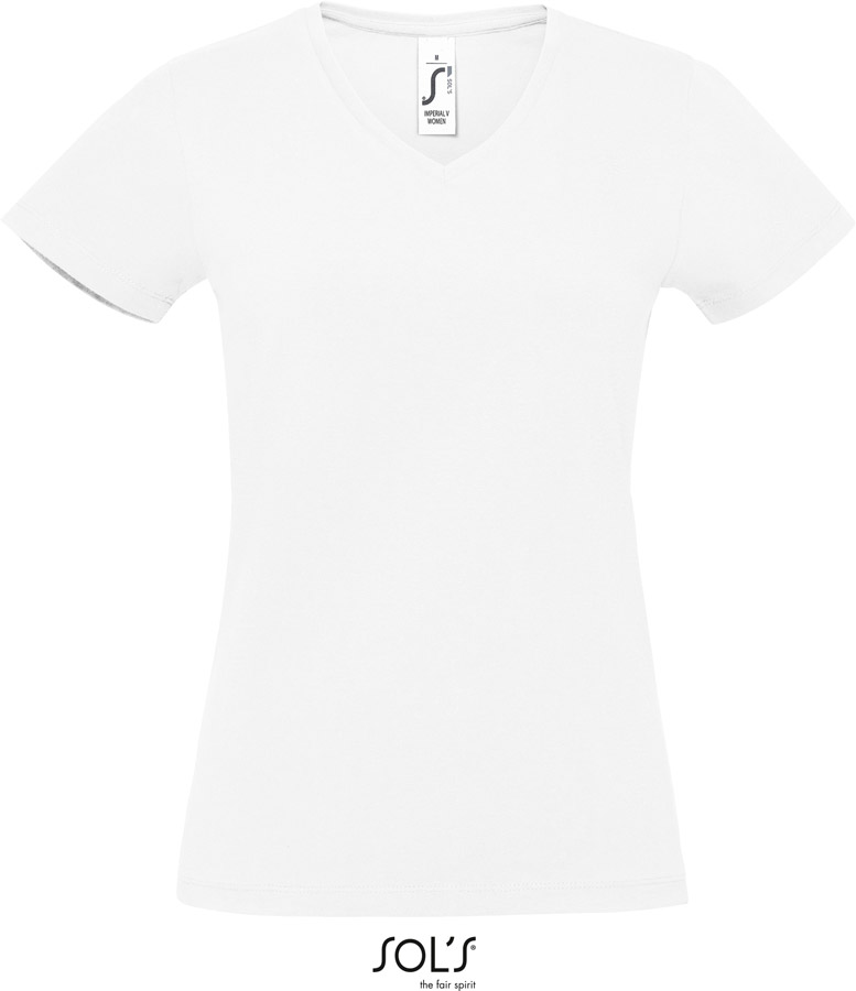 SOL'S | Imperial V Women - Schweres Damen V-Ausschnitt T-Shirt